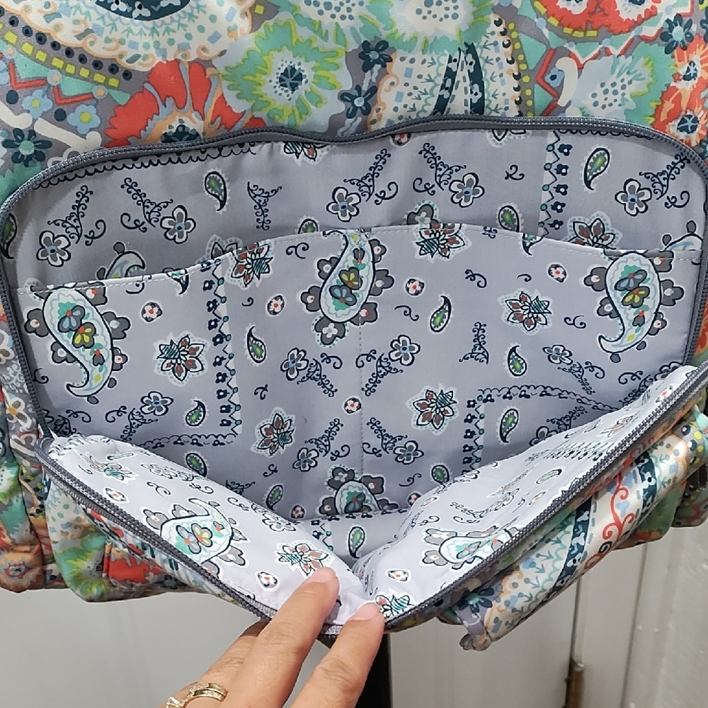 Vera Bradley Multicolor Paisley Baby Bag/Tote - Picture 4 of 13